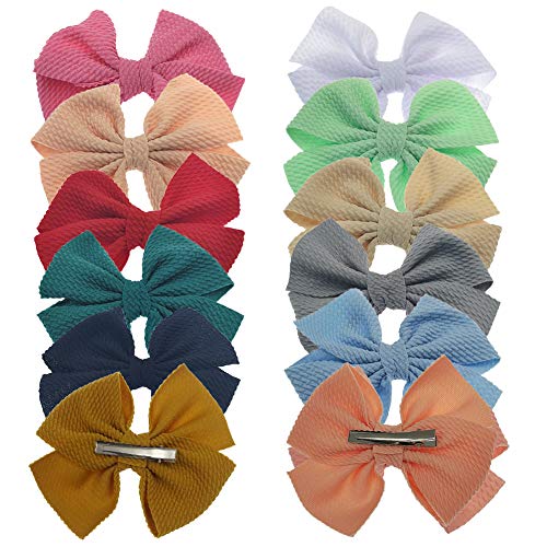 Baby Bow Hair Clips Barrettes Hair Pins Alligator Clip for Little Girls Toddler Kids Teens