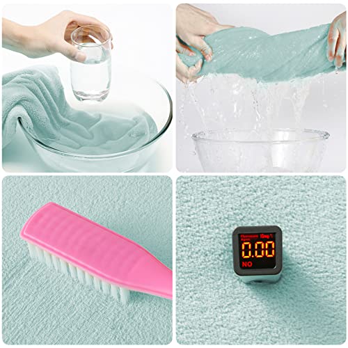 Image of ROMASA Baby Bath Towel Ultra Soft Hooded Towel Highly Absorbent Bathrobe Blanket Toddlers Shower Gifts for Boys Girls-27.5 inch x 55 inch (Green Frog)