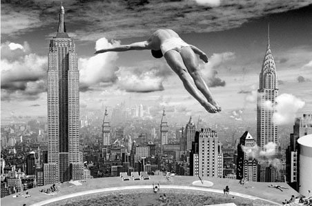 Poster New York Paradis plastifié anti-reflet pour remplacer les cadres lourds et fragiles