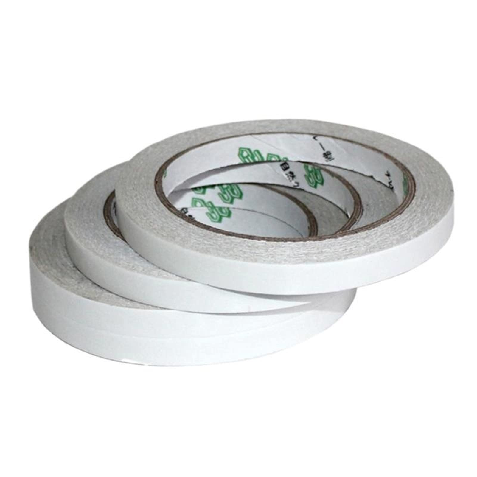 Cinta Adhesiva de Doble Cara Pasta súper Fuerte, Papel Autoadhesivo Suministros de papelería Scrapbooking Cinta Adhesiva Ultrafina Impermeable Sin Rastro, Blanco(50mm*20m)
