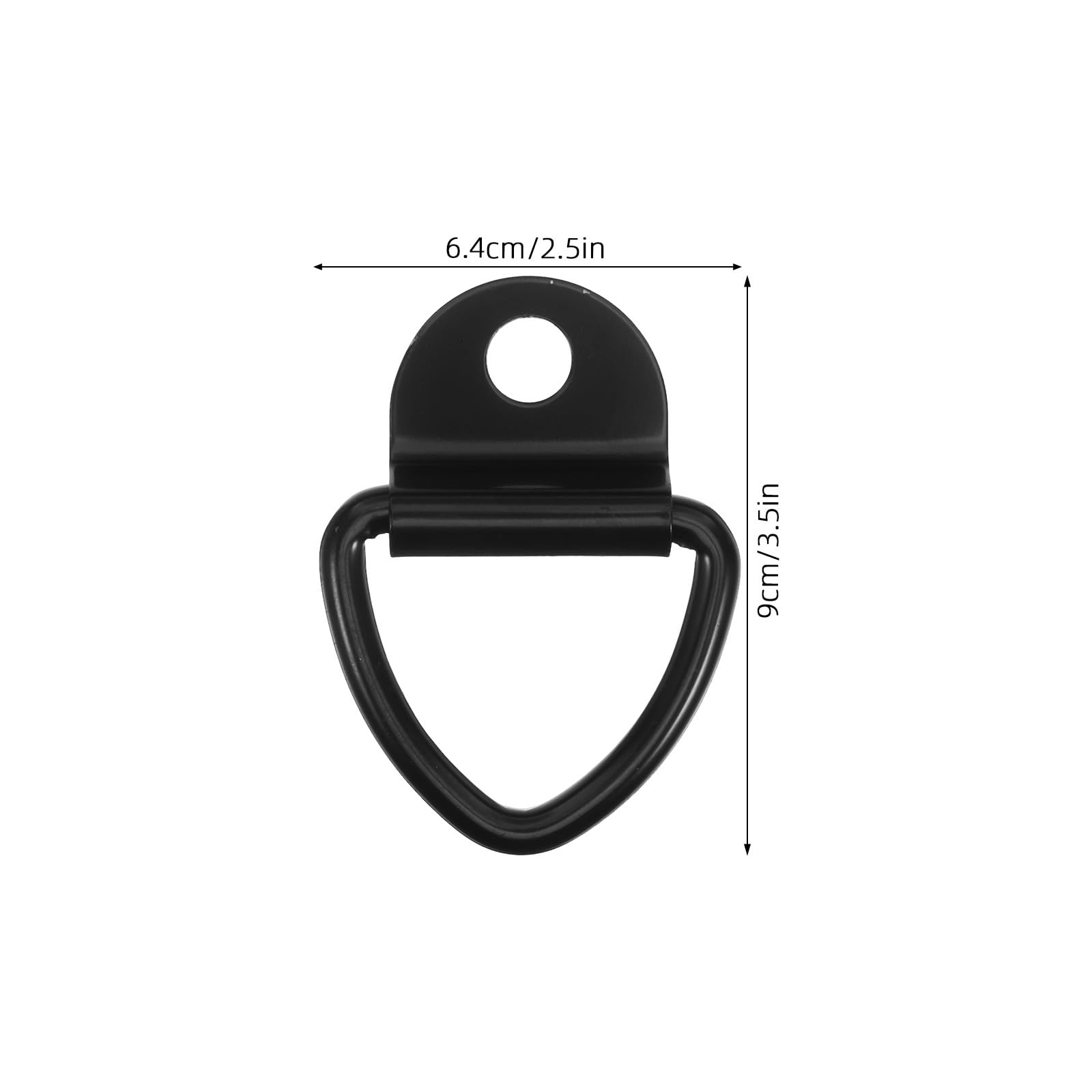 Ganci di Traino Zincati a d 10 MM Set 4 Pezzi Ancoraggi per Rimorchi e Camion Accessori per Fissaggio Carico su Auto Camper e Atv Resistente alle Intemperie Uso Esterno