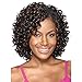 GNIMEGIL Short Curly Wig for Women with Bangs 2 Tone Afro Wigs for Black Women Loose Curls Big Bouncy Hair Replacement Wigs African American Wigs Natural Hairstyles Synthetic Wig