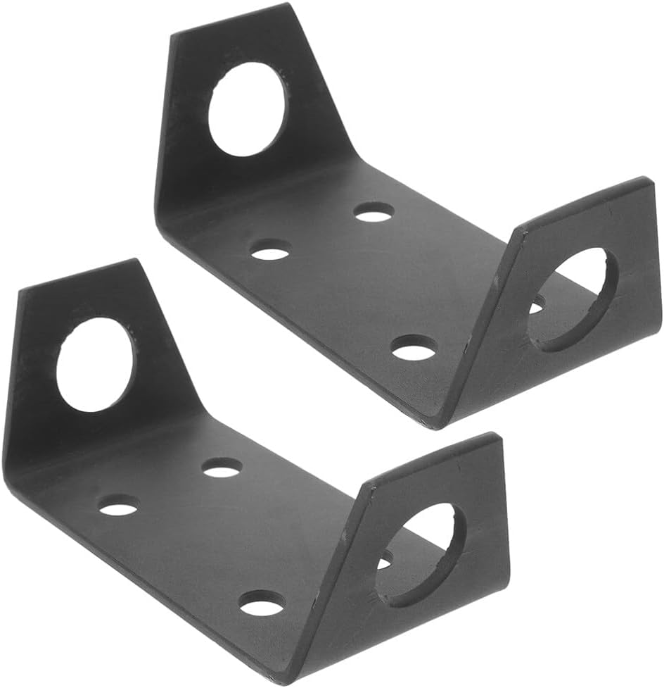 iplusmile 2pcs ATV Hitch Winch Mount Plates Easy to Install Winch Cradle Mounting Bracket for Off-Road Vehicles Durable Trailer Hitch Accessories for Truck and Trailer Recovery