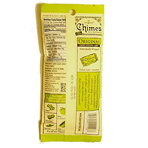 Chimes' Ginger Chews - Variety Pack - Original, Mango, and Orange (Pack Of 6)