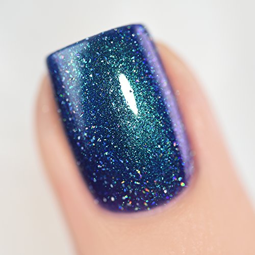 Image of ILNP Interstellar - Navy, Teal, Purple Holographic Nail Polish