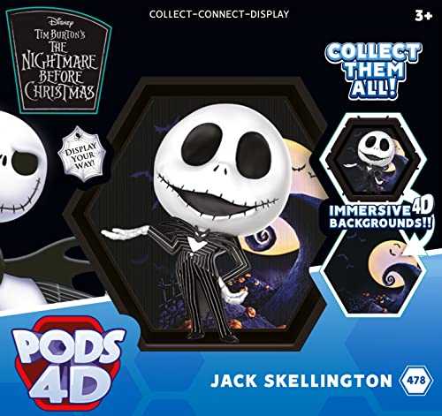 WOW! PODS Jack Skellington 4D - L'Étrange Noël de Monsieur Jack Skellington | Figurine Officielle Disney Classique Lumineuse | Objets de Collection, Jouets et Cadeaux connectables Cover