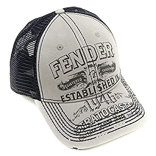 Fender Strat Trucker Hat, Grey, Onesize