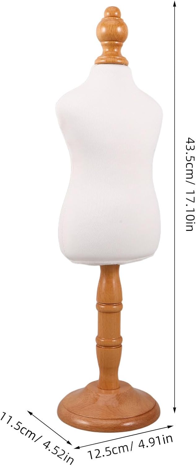 Dog Mannequin Dress Form for Clothing Display, Stable Wood Cloth