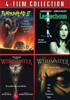 DVD Pumpkinhead II / Leprechaun / Wishmaster / Wishmaster 2 Book