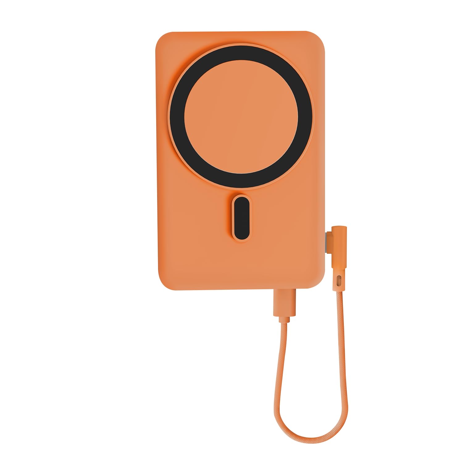 POWERUP by GRIPP MagConnect Plus Digital 10000mAh Wireless Power Bank Compatible with Mag-Safe, 15W Wireless & 22.5W Wired Charging, Dual Type C & USB-A Output for iPhones, Samsung & More - Orange-image-36