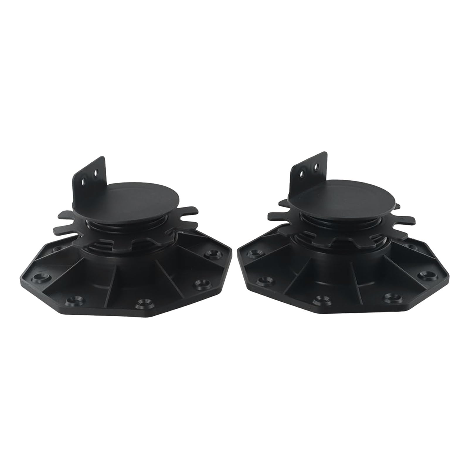 Terrassenständer, Decking Pedestal Riser Bearing Support 5/10 Pcs 18-60mm Black(10pcs 18-30mm)