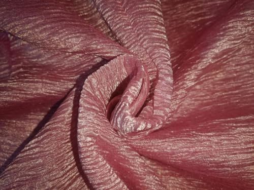 Soie métallique rose rigide et malléable de 53,3 cm pour des drapés parfaits [1375]