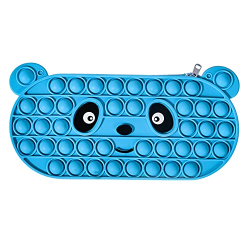 Fidget Potlood Case, Eenvoudige Sensorische Siliconen Bubble Pen Box, Regenboog Creatieve Kantoorartikelen Opbergdoos… - Image 3