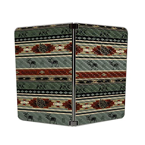 Image of MIGHTY SKINS MightySkins Carbon Fiber Skin for Microsoft Surface Duo - Cabin Stripes | Protective, Durable Textured Carbon Fiber Finish | Easy to Apply | Made in The USA