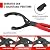 WORKPRO 12" Adjustable Oil Filter Pliers, Wrench Adjustable Oil Filter Removal Tool, Ideal For Engine Filters, Conduit, & Fittings, W114083A