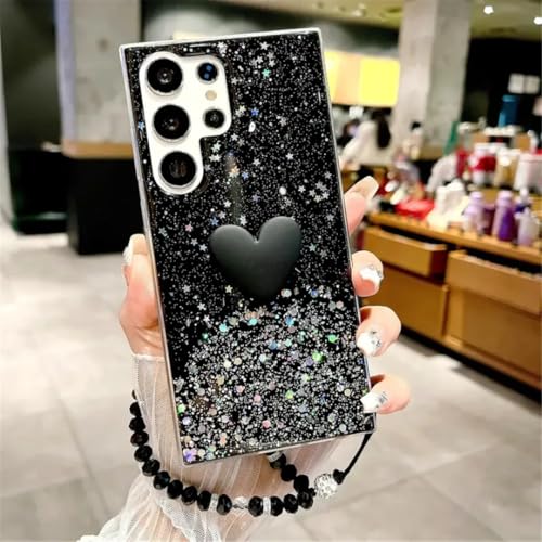 Coque antichoc Samsung M54 5G anti-chute grâce au bracelet cristal amovible