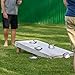 RVRAYS Cornhole Bags Set Regulation Professional Cornhore Bags Slick and Stick Bean Bags for Cornhole Game Changer Cornhole Bags with Storage Bags Punch Blue