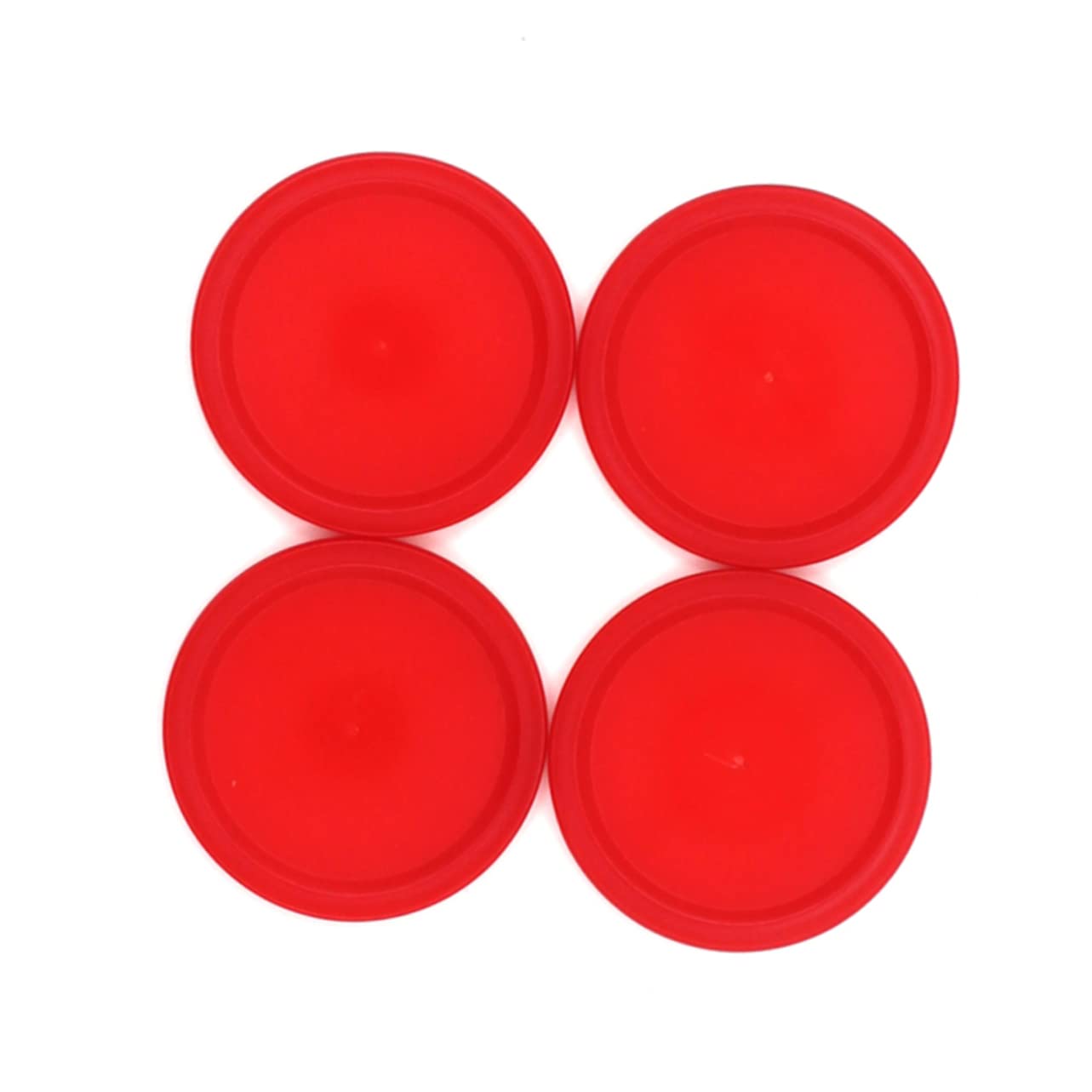 Abaodam 8Pcs Red Air Hockey Replacement Paddles for Game Tables for Hockey Games Ergonomic Design for Enhanced Play Experience