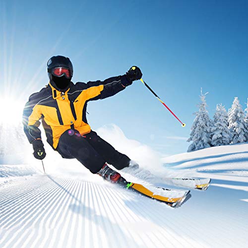 Amosfun Capa de Esqui Balaclava à Prova de Vento Boné à Prova de Vento Capa de Rosto de Lã Térmica A