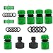 1/2" Kit De Connecteur De Tuyau De Jardin, Jeu De Raccord De Connecteur De Tuyau (2 Double Prise Connecteur De Tuyau, Connecteur Rapide 6 Pantalons, 2 Raccords De Raccords Pour Robinets Avec Filetage)