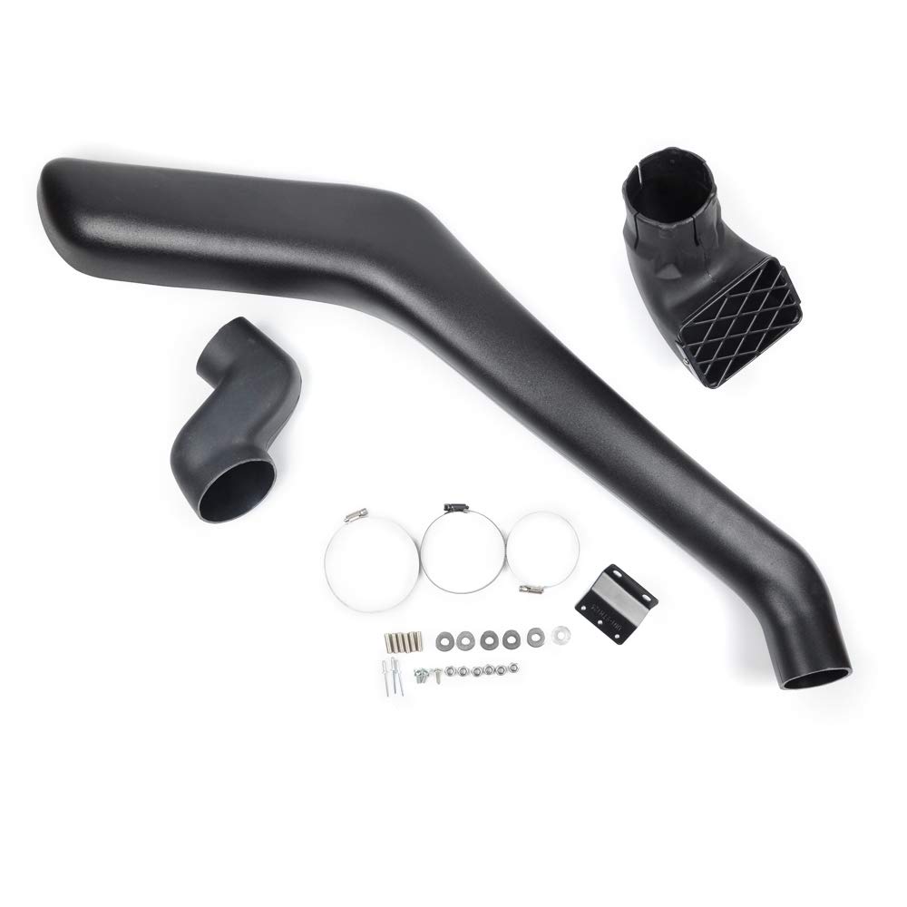 Black Air Ram Snorkel Intake Kit Compatible with Toyota HILUX VIGO 2005 Onwards 3.0L