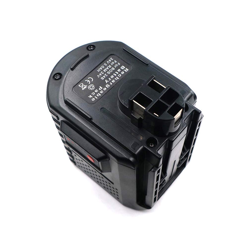 Batterie 24V 3Ah remplacer pour BOSH BAT019 BAT020 BAT021 2607335082 2607335083 2607335097 2607335098 2607335163 2607335190 2607335192 2607335216 2607335215