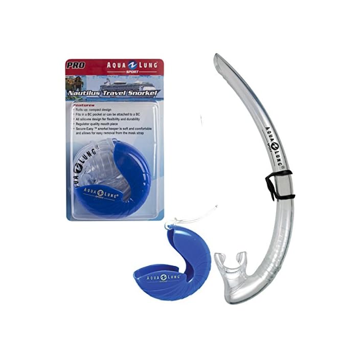 Buy Aqua Lung Scuba Nautilus Snorkel Roll Up Diving Gear Snorkeling