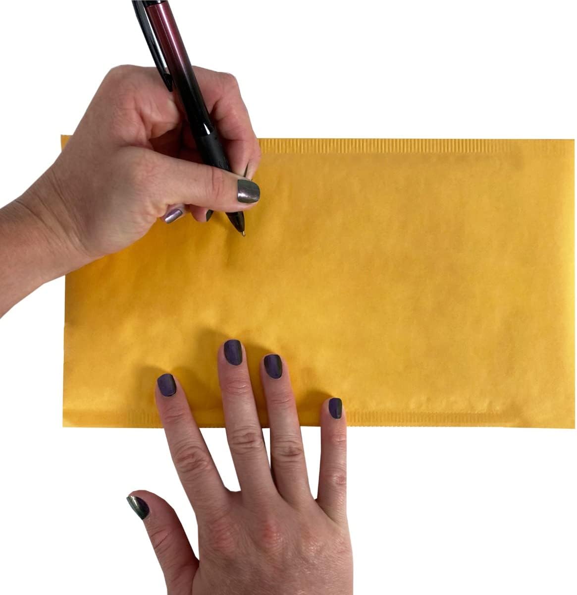 100 Kraft BUBBLE Mailers 5x10" - #00 Self-Sealing Padded Envelopes Bags