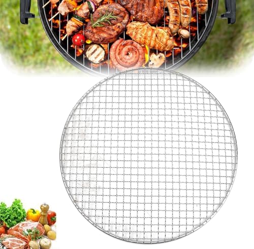 55cm Edelstahl Grillrost Rund, Grillgitter Rund, Grillrost FüR Feuerschale, BBQ Grillgitter Edelstahl Backblech, Wärmeverteilung und einfache Reinigung, für Camping, Garten, Picknick, Gleichmäßige 55cm Edelstahl Grillrost Rund, Grillgitter Rund, Grillrost FüR Feuerschale, BBQ Grillgitter Edelstahl Backblech, Wärmeverteilung und einfache Reinigung, für Camping, Garten, Picknick, Gleichmäßige