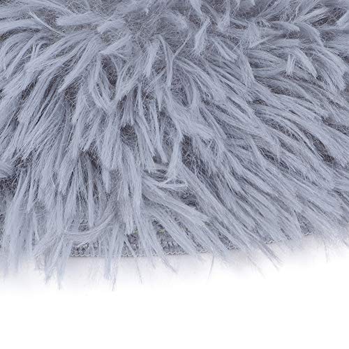 Wakects Heizmatte für Hunde und Katzen 40 x 40 cm, Heizdecke für Haustiere, abnehmbar und waschbar, Bett für Hunde und Katzen (Silbergrau)