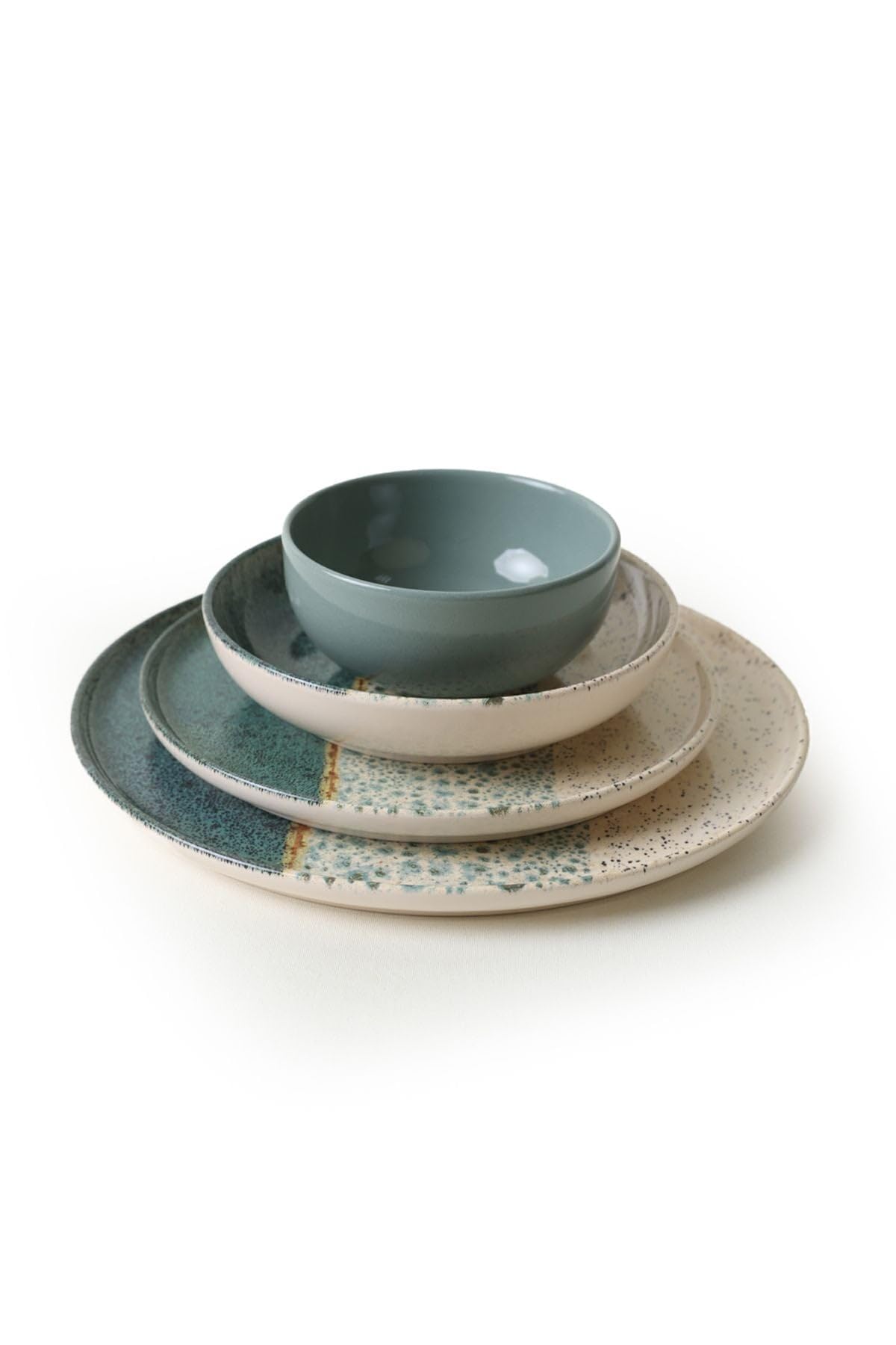 Keramika Geschirrset - Colored - 24 teilig - 6 Personen - Steinzeug