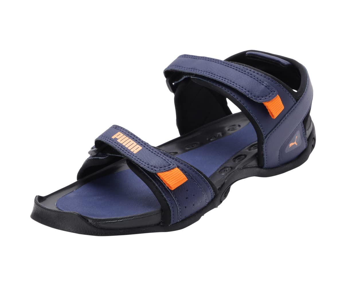 Puma Men's Rocky Idp Peacoat-Orange Popsicle-b Sandal