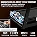 CHRISTOPEIT Laufband – klappbar Heim‑Laufband für zuhause, 1,5 PS, bis 16 km/h, AntiShock‑Dämpfung, LED‑Display, 30 Programme, Bluetooth‑Lautsprecher & App‑Kompatibilität – Fitnessgerät (TM 4000 S)
