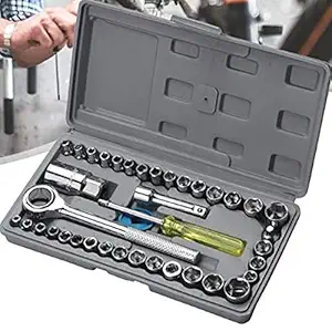 Shoppingekart 40 pcs Multi Purpose Portable Combination Wrench with 1/4