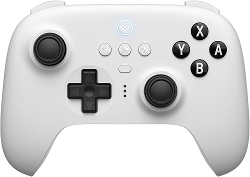 8BitDo Ultimate Bluetooth & 2.4g Controller with Charging Dock for Switch and Windows - White - 3