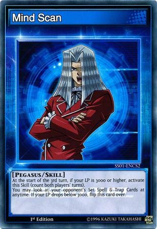 遊戯王 - マインドスキャン - SS01-ENCS2 - コモン - ファーストエディション - スピードデュエルデッキ - デスティニーマスターズ