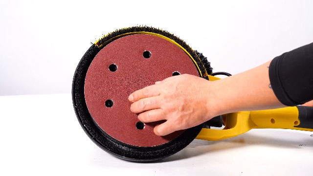 Levigatrice Per Muri HYCHIKA Con Aspiratore - Giraffa Regolabile, 6 Velocità, Luce LED - Foto 8