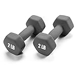 Portzon Weights Dumbbells 10 Colors Options Compatible with Set of 2 Neoprene Dumbbells Set,1-15 LB, Anti-Slip, Anti-roll, Hex Shape