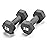 Portzon Weights Dumbbells 10 Colors Options Compatible with Set of 2 Neoprene Dumbbells Set,1-15 LB, Anti-Slip, Anti-roll, Hex Shape