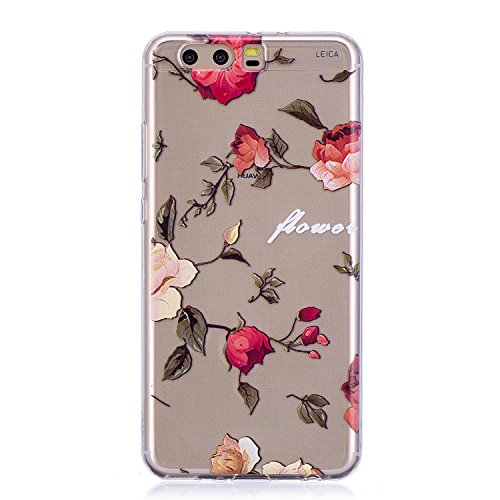 Preisvergleich Produktbild Huawei P10 Plus Handy Hülle Durchsichtig mit Muster, Docrax Handyhülle Silikon Stoßfest Kratzfest Schutzhülle Bumper Case für Huawei P10Plus (5,5 Zoll) - DOHEX43341 #4