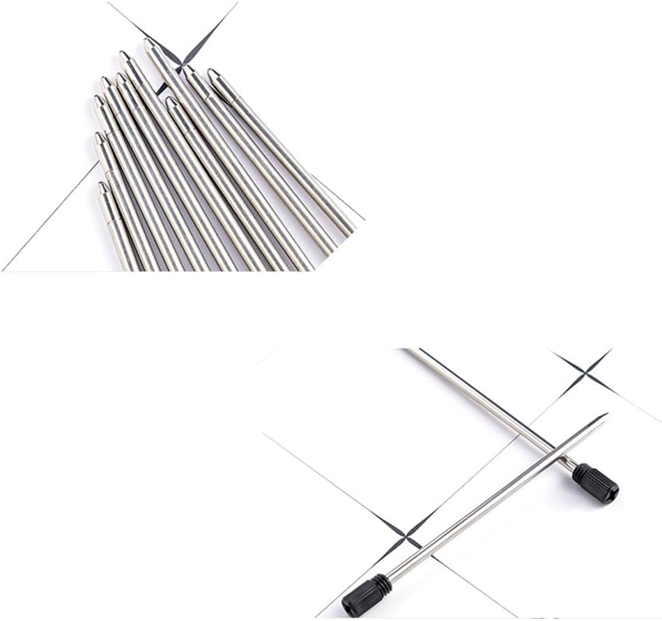 12Pcs Metal Ballpoint Pen Refills Black Ink Compatible with Cross Pens Fine Point 2.75 Inch Smooth Writing Refill for Everyday Use image 4