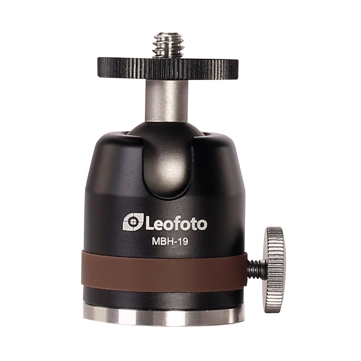 Leofoto - Mini trípode de Bolsillo - Ideal para un fotógrafo de Viajes - Capacidad de Carga de 2 kg - Pies Extensibles - Altura mínima de 7,5 cm a una Altura máxima de 23 cm - MT-03 + MBH-19