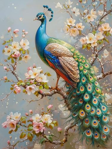 ペイントバイナンバー 花 ナンバーペイント 植物 大人用 初心者向け 手塗り 塗り絵 ハンドメイドクラフトアート 簡単 DIY 数字油絵 セット 含む インテリア アクリル 水彩絵の具, レトロ インテリア 壁飾り ホームデコレーション ギフト 額縁付き