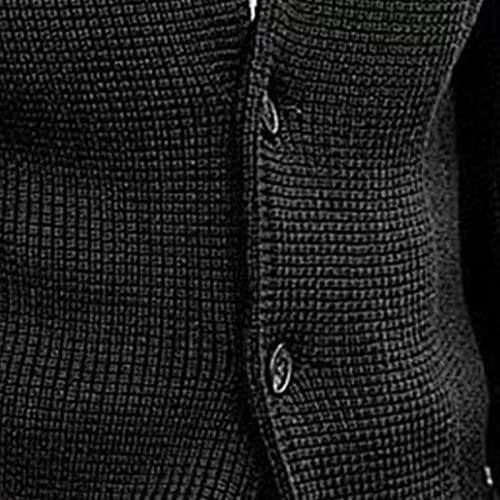 Men's Long Sleeve Thickening Cardigan Winter Warm Casual Knit Jacket Shawl Collar Buttons Cardigan Sweaters4