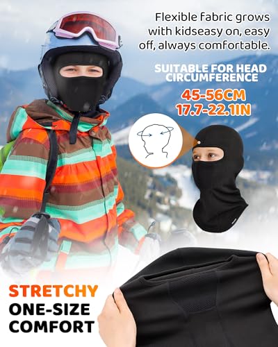 Image of GXCROR Balaclava Ski Mask for Men & Women, Winter Face Mask Cold Weather Windproof Thermal Motorcycle Snowboard Cycling