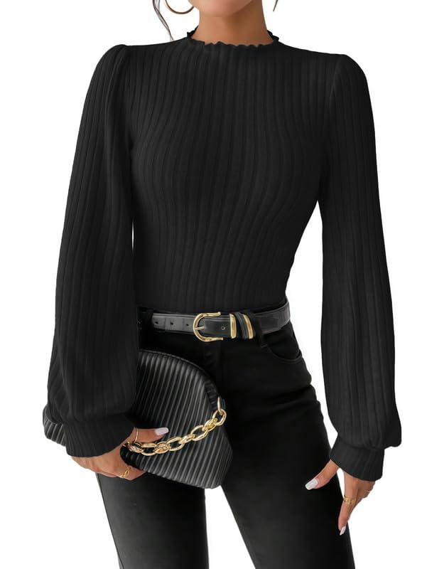 Sukiglam Body Damen Langarm Bodysuit Hoher/V...