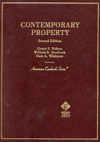 Contemporary Property (American Casebook Series... 031425837X Book Cover