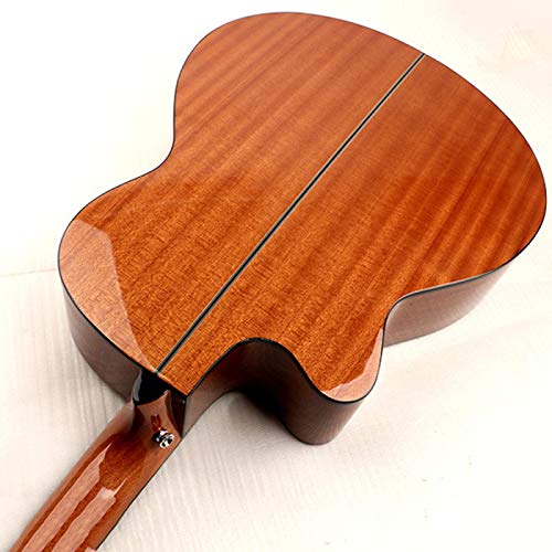 KEPOHK 41 pouces guitare basse épicéa acajou Sapele laque brillante instrument de musique basse en bois pour débutants… - Les Beatles, Paul McCartney, John Lennon, RIngo Starr, George Harrison KEPOHK 41 pouces guitare basse épicéa acajou Sapele laque brillante instrument de musique basse en bois pour débutants… – Image 3