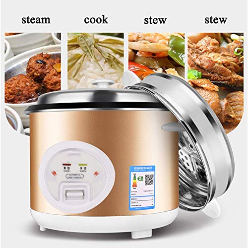 JSMY Mini-Reiskocher mit Dampfgarer und Antihaft-Innenausstattung,mit einem klick,Anwendbare Anzahl 2-8 Personen(2L/3L… – Bild 3