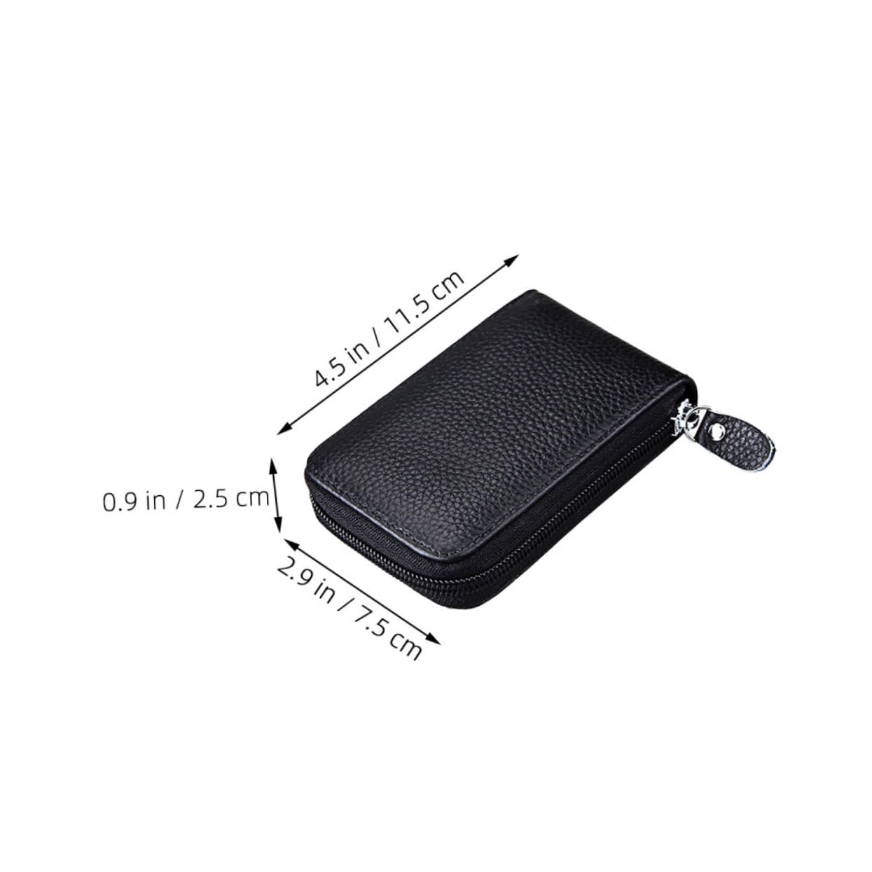 ifundom Men's Blocking Wallet Women's Credit Card Holder Small Card Organizer Zipper